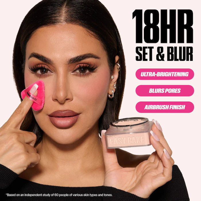 HUDA BEAUTY   
Easy Bake Loose Baking & Setting Powder - Cupcake 🧁 ✔️