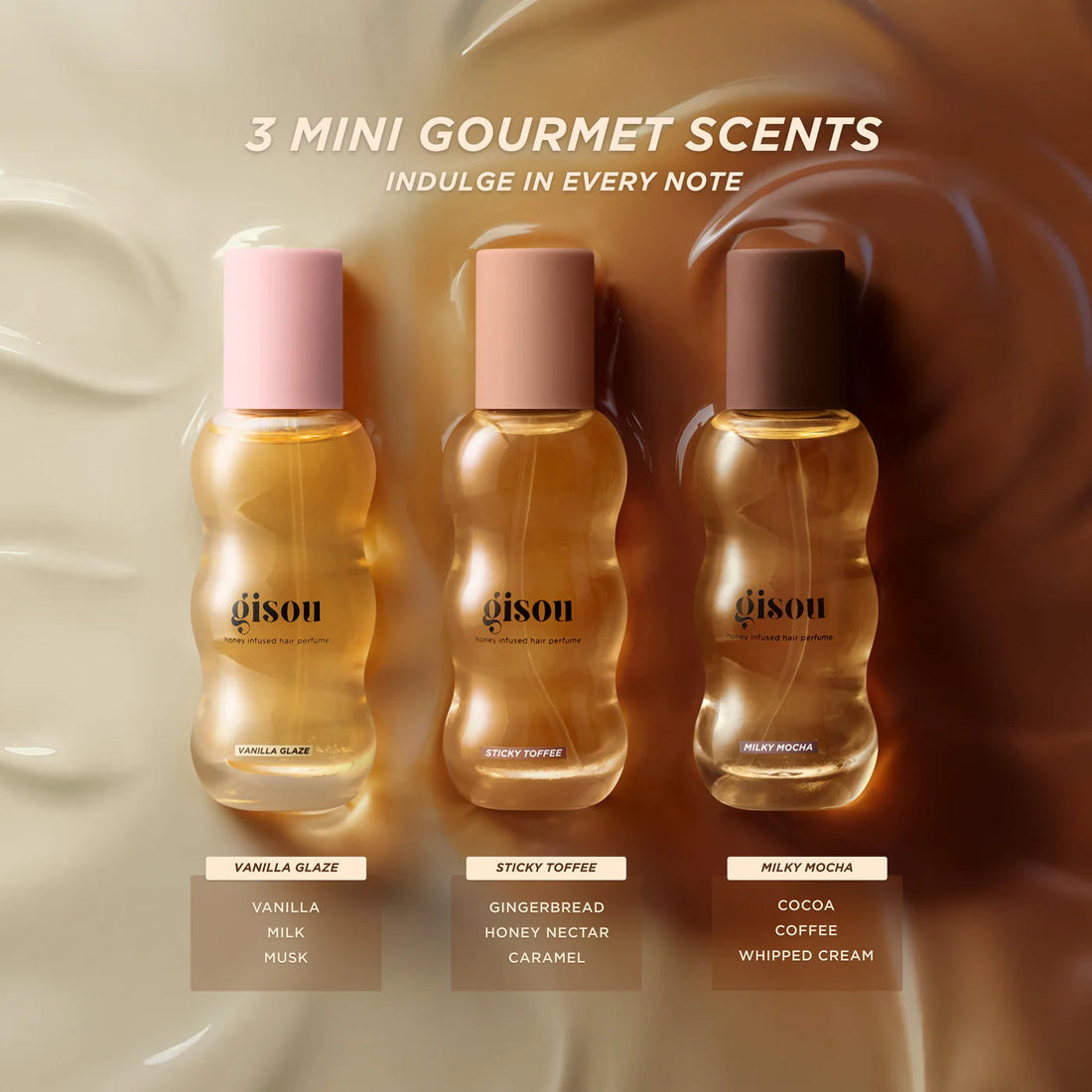Gisou Trio Mini Bundle Hair Perfume Set ♥️