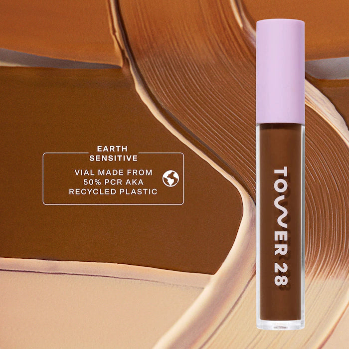 Tower 28 
Swipe All-Over Hydrating Serum Concealer with 18-HR Wear - 4.0 DTLA 🤍