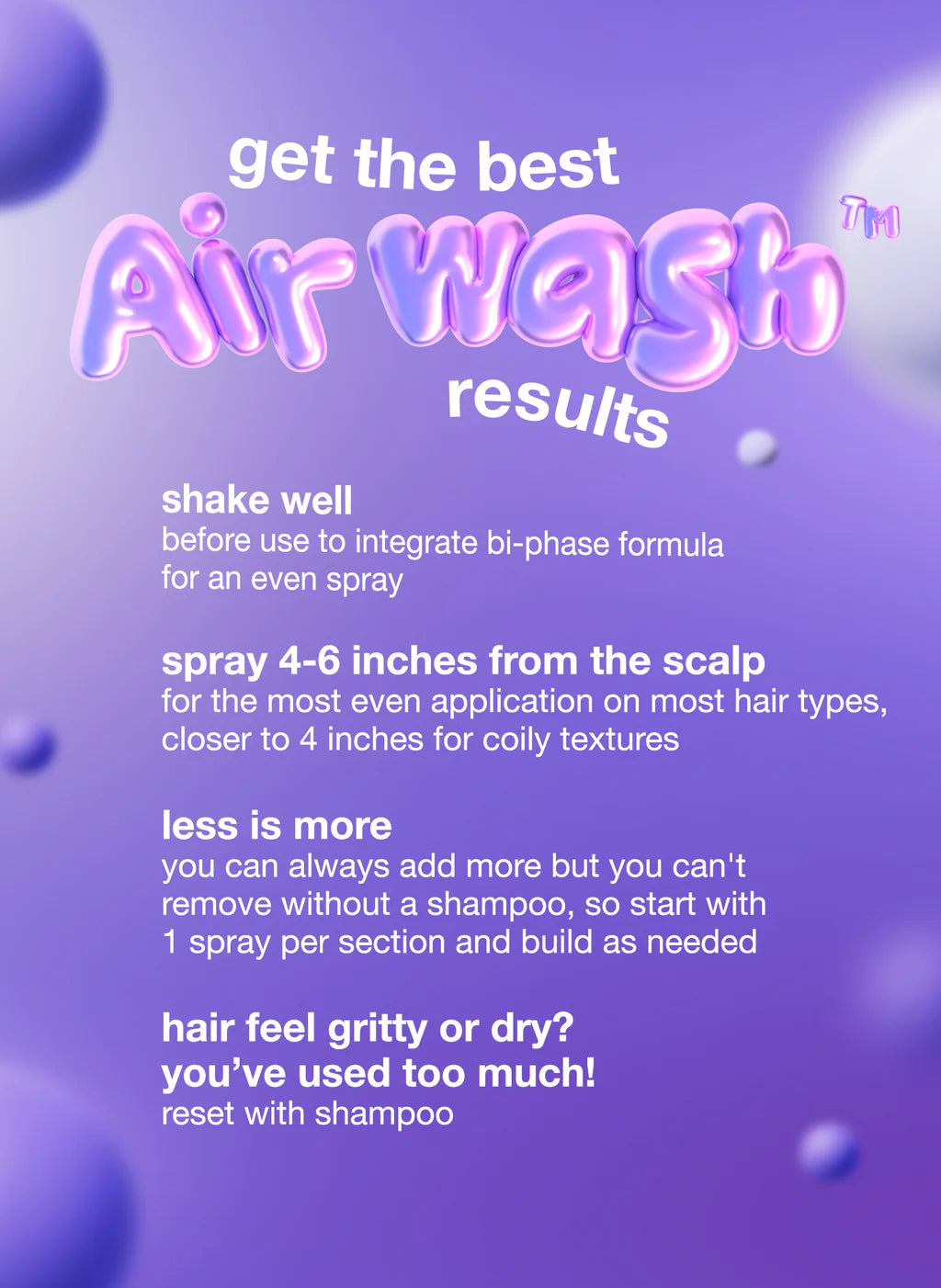 K18
Hair Mini AirWash™ dry shampoo ♥️