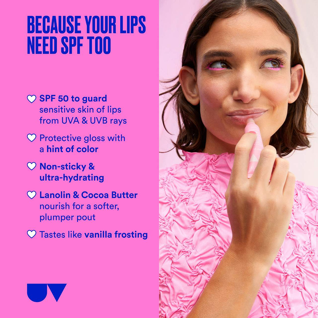 Ultra Violette  Sheen Screen SPF 50 Hydrating Sunscreen Lip Balm ( Bejewelled)