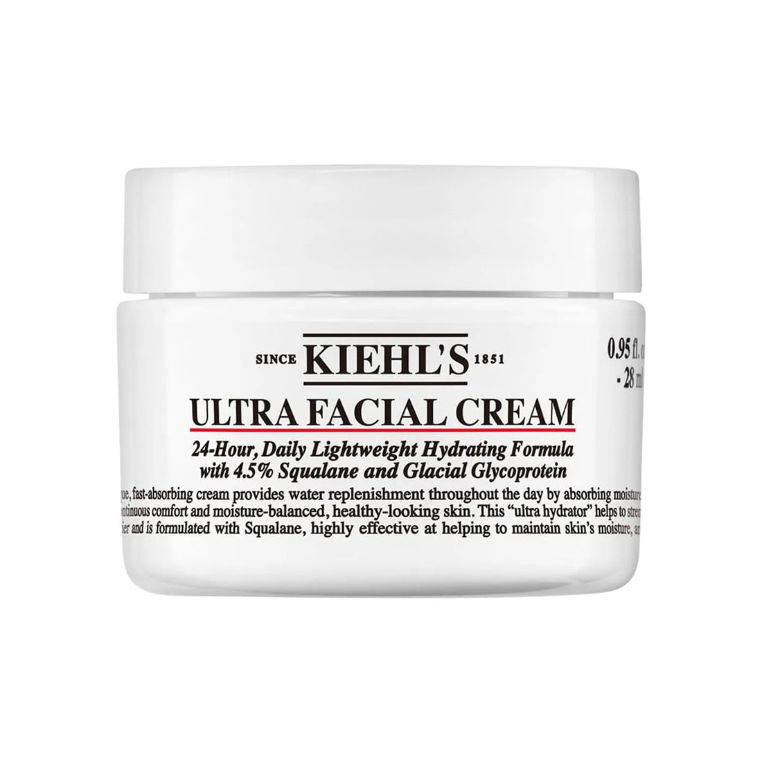Kiehl's Since 1851   
Mini Ultra Facial Refillable Moisturizing Cream with Squalane and Pro-Ceramides 🤍✔️