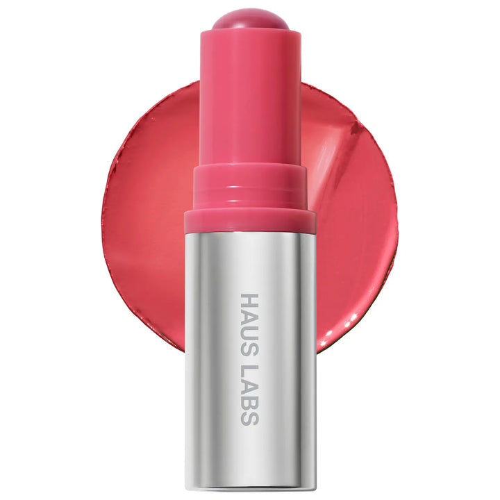 Haus Labs  Color Fuse Longwear Hydrating Glassy Lip + Cheek Blush Balm Stick (no box)