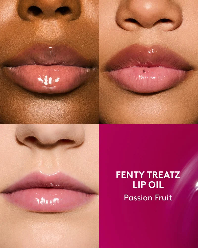 FENTY TREATZ  
HYDRATING + STRENGTHENING LIP OIL - Passion Fruit 🩷