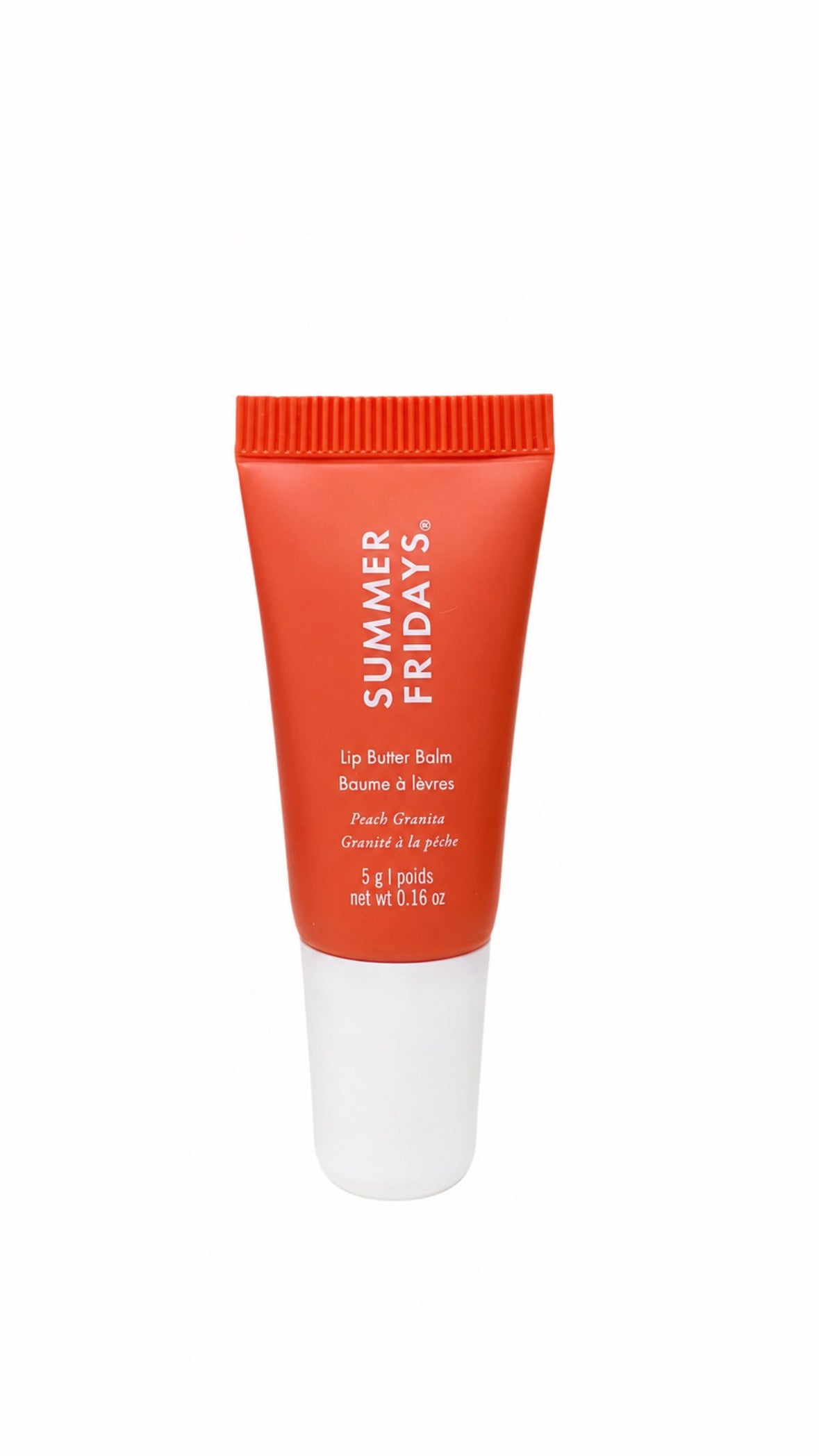Summer Fridays 
Sweet Summer Peach Granita     
Mini Lip Balm 🤎