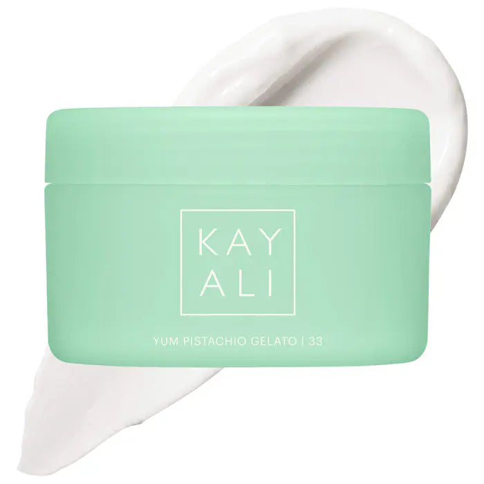 KAYALI 
Yum Pistachio Gelato | 33 Silk Soufflé Body Cream with Hyaluronic Acid + KAYALI Dream Elixir 💚