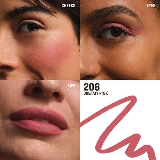 Make Up For Ever
Artist Color Pencil Multi-use matte pencil for lips, eyes, and cheeks blush
206 Dreamy Pink ❤️