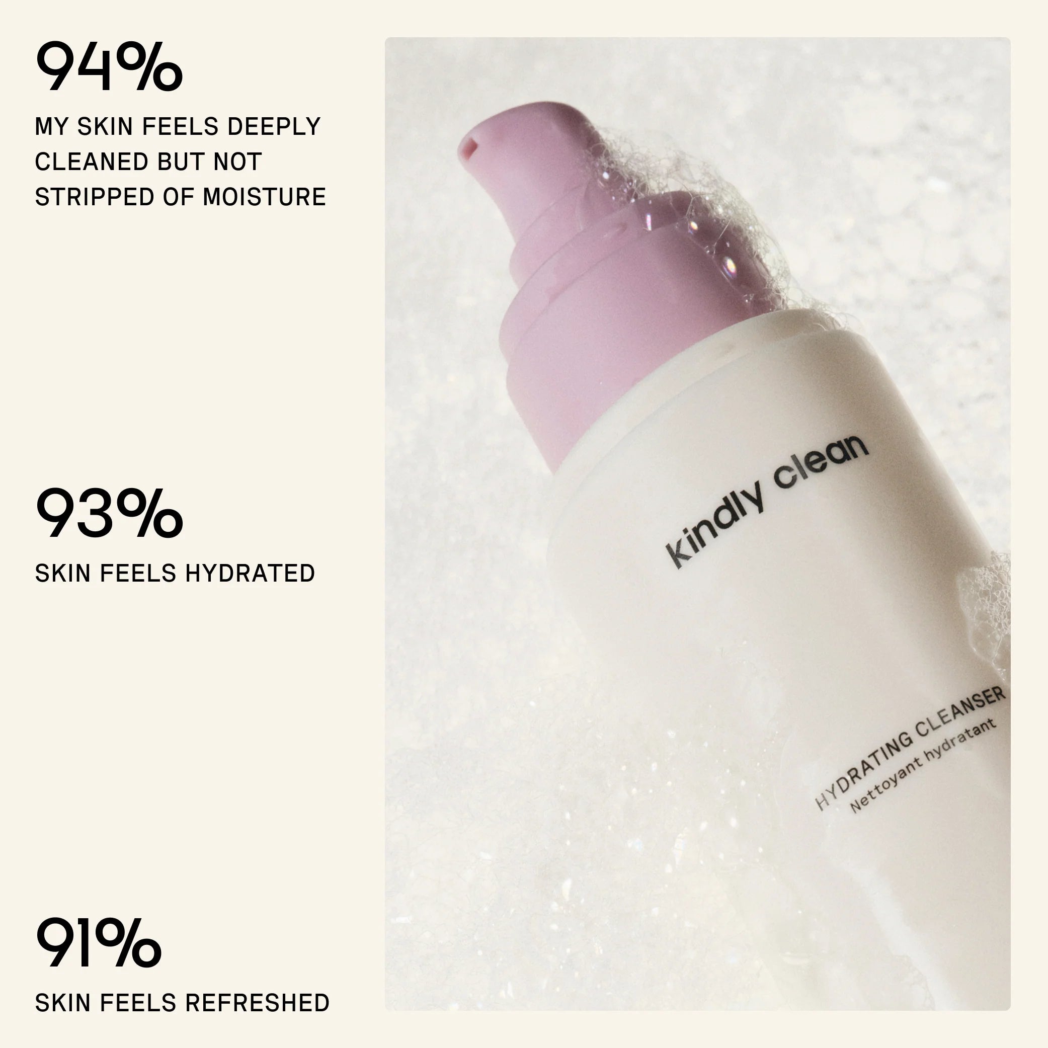 Sincerely Yours 
Kindly Clean Hydrating Cleanser 🩷