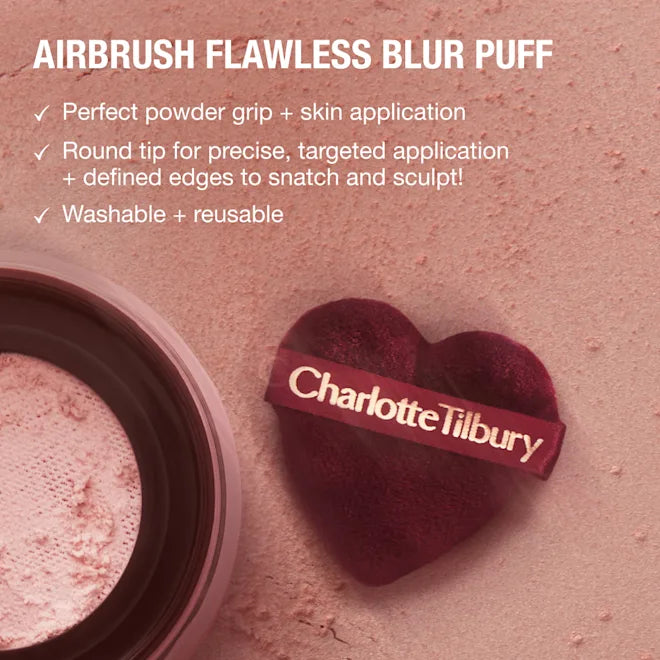 Charlotte Tilbury   
AIRBRUSH FLAWLESS BLUR PUFF DUO ♥️