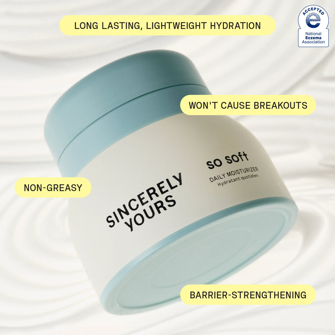 Sincerely Yours 
So Soft Daily Moisturizer 🩵