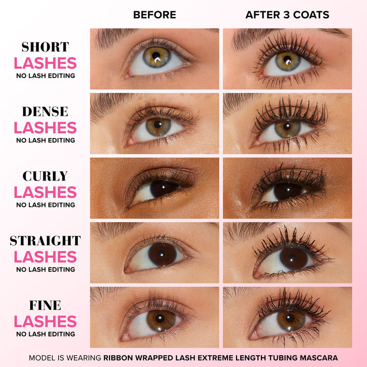 Too Faced 
Travel Size Ribbon Wrapped Lash Mascara 🩷