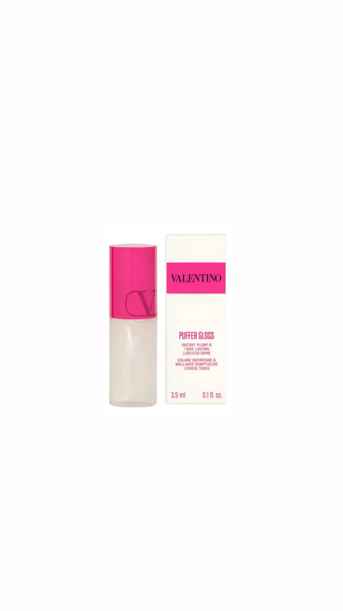 Valentino       
Mini Puffer Complex™ Lip Plumper Gloss - 00R(Dazzling Mermaid)     
🩷🩷