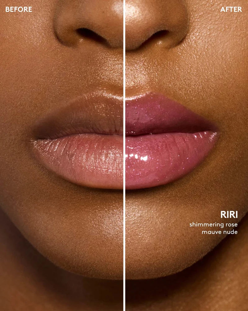 Fenty Beauty 
Mini GLOSS BOMB UNIVERSAL LIP LUMINIZER Gloss - Riri 🩷