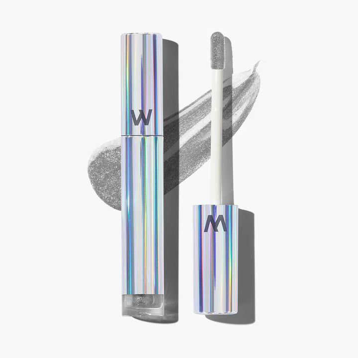 Wonderskin  
WONDER BLADING TOP LIP GLOSS - SILVER GLITTER 🤍