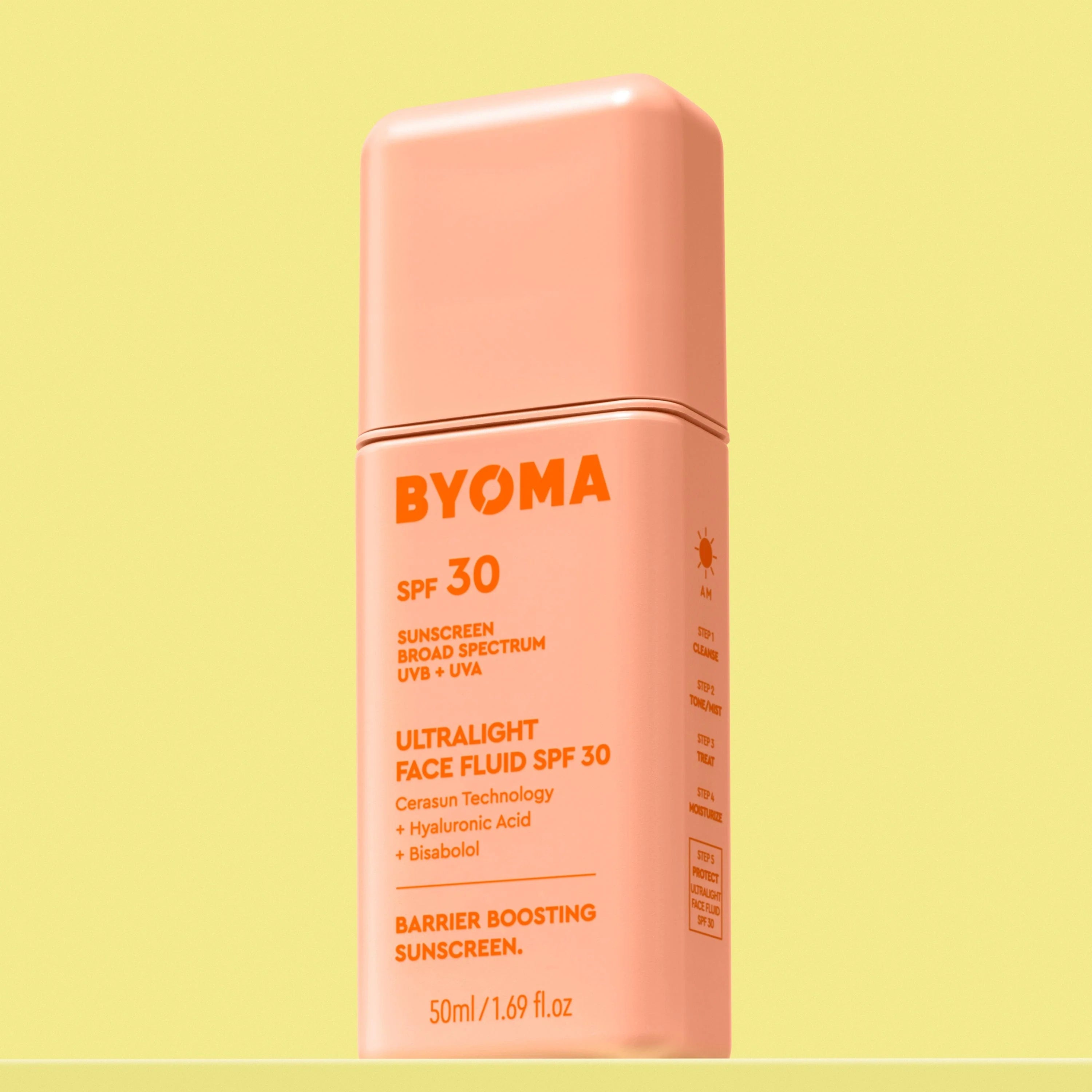 Byoma 
ULTRALIGHT FACE FLUID SPF30 Sunscreen 🧡
