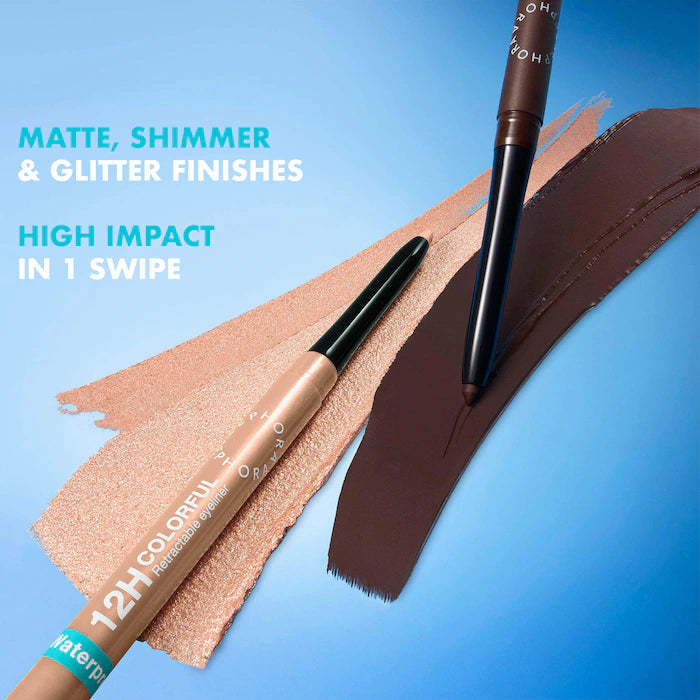Sephora Collection 
12HR Colorful Waterproof Retractable Eyeliner 🩵