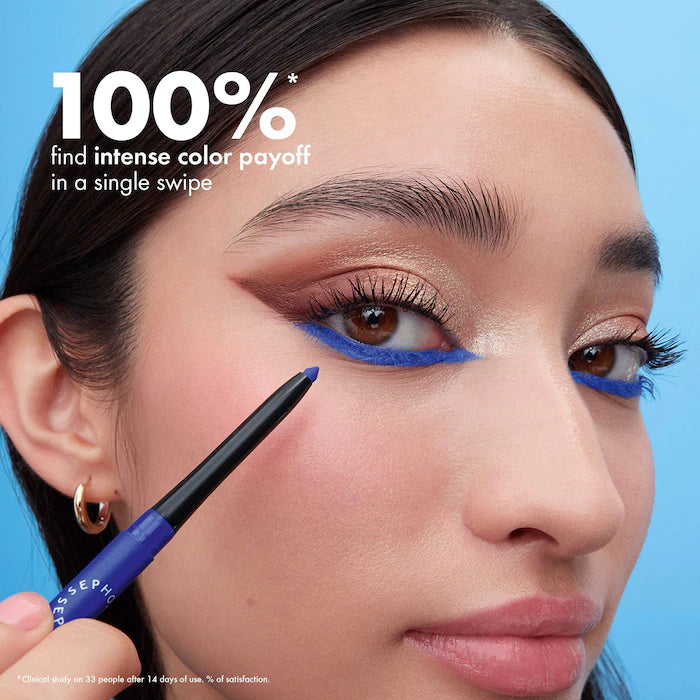 Sephora Collection 
12HR Colorful Waterproof Retractable Eyeliner 🩵