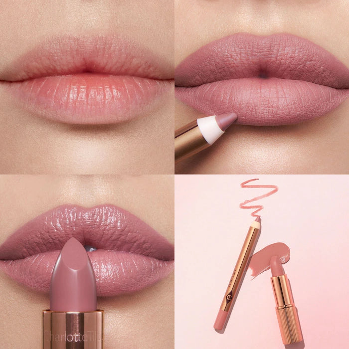 Charlotte Tilbury 
Mini Pillow Talk Lipstick & Liner Set Pillow talk Fair 🩷