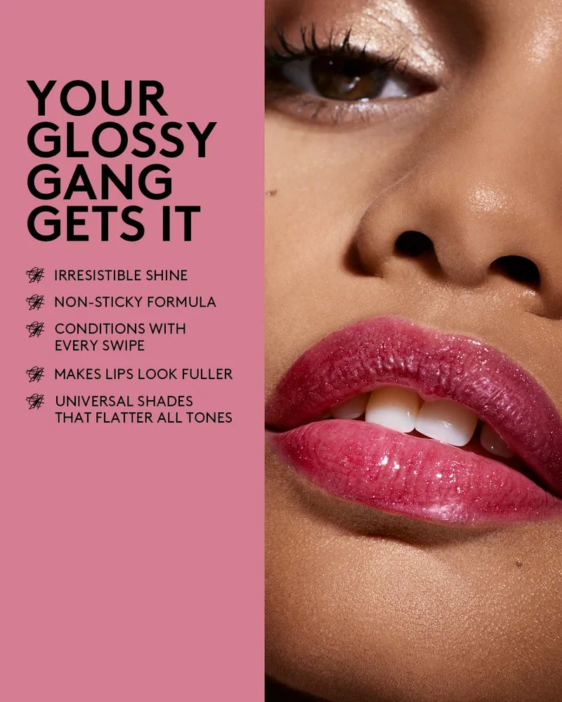 Fenty Beauty 
Mini GLOSS BOMB UNIVERSAL LIP LUMINIZER Gloss - Riri 🩷