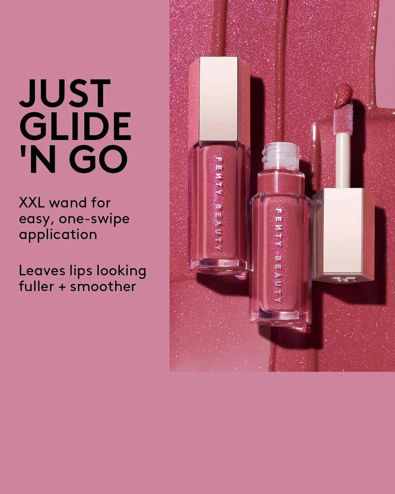 Fenty Beauty 
Mini GLOSS BOMB UNIVERSAL LIP LUMINIZER Gloss - Riri 🩷
