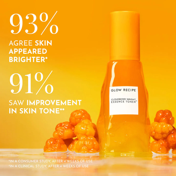 Glow Recipe
Cloudberry Bright Essence Toner 🧡
