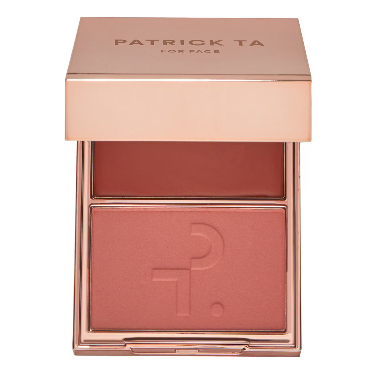 PATRICK TA 
She's Wanted Major Headlines Double-Take Crème & Powder Blush Duo ♥️