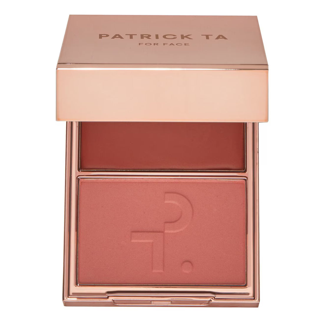 PATRICK TA 
She's Wanted Major Headlines Double-Take Crème & Powder Blush Duo ♥️