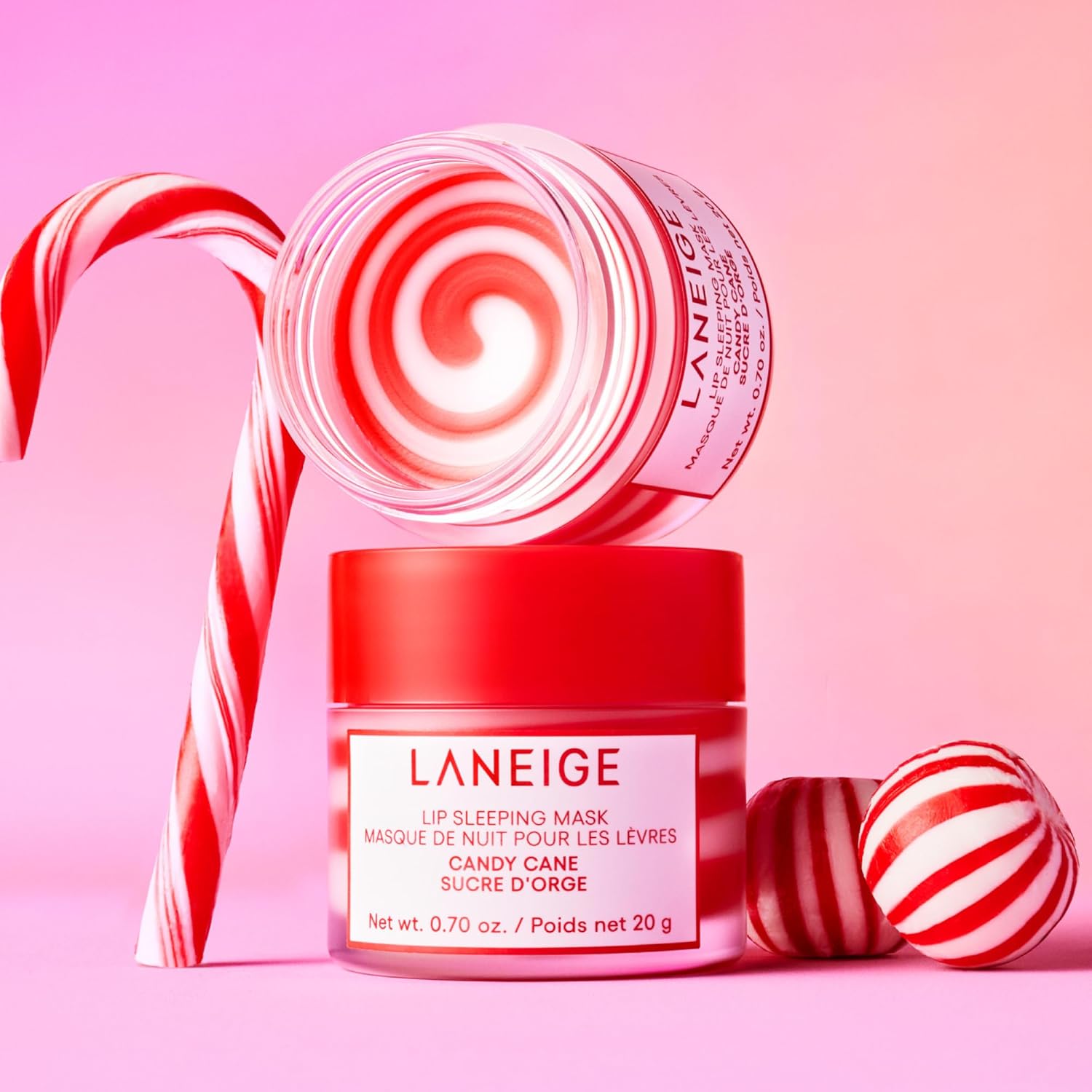 Laneige Candy Cane Lip Mask ♥️