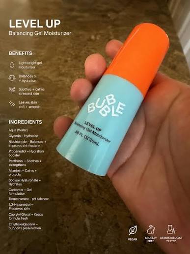 BUBBLE Level Up - Balancing Gel Moisturizer (mini)