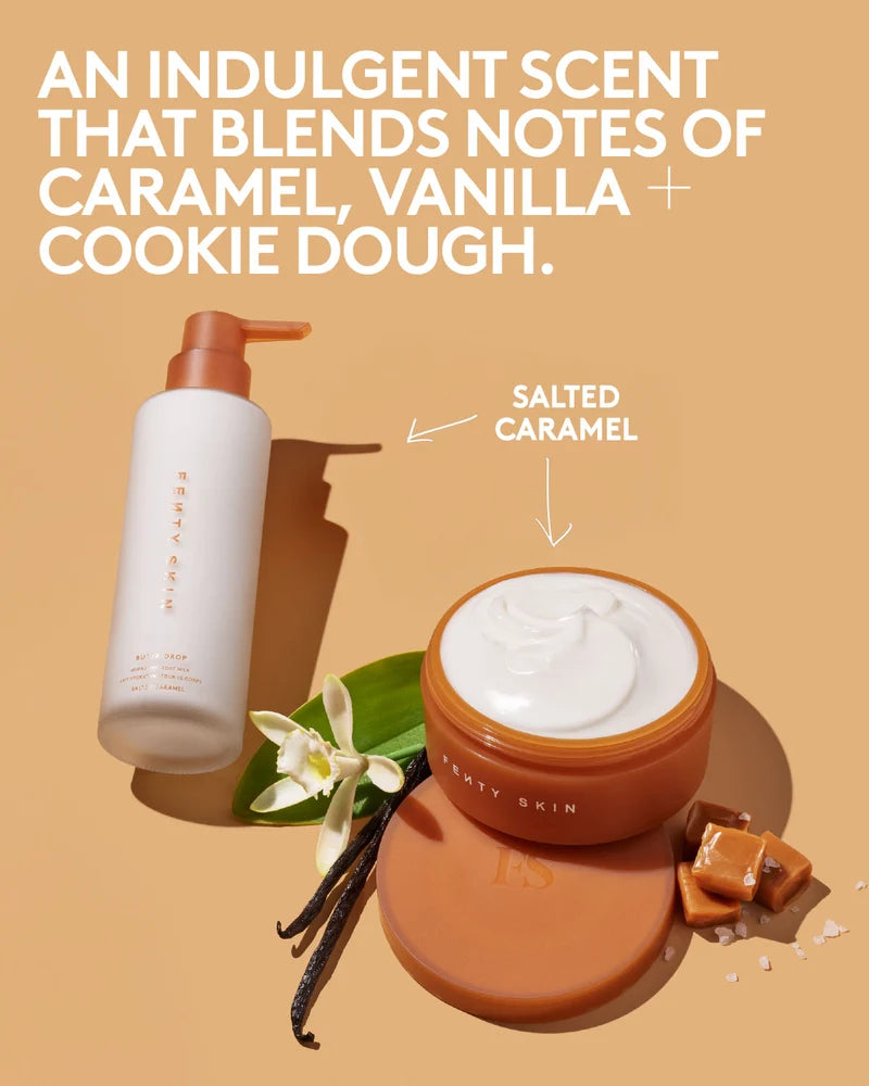 Fenty Skin 
BUTTA DROP WHIPPED OIL BODY CREAM  - Salted Caramel 🤎✔️