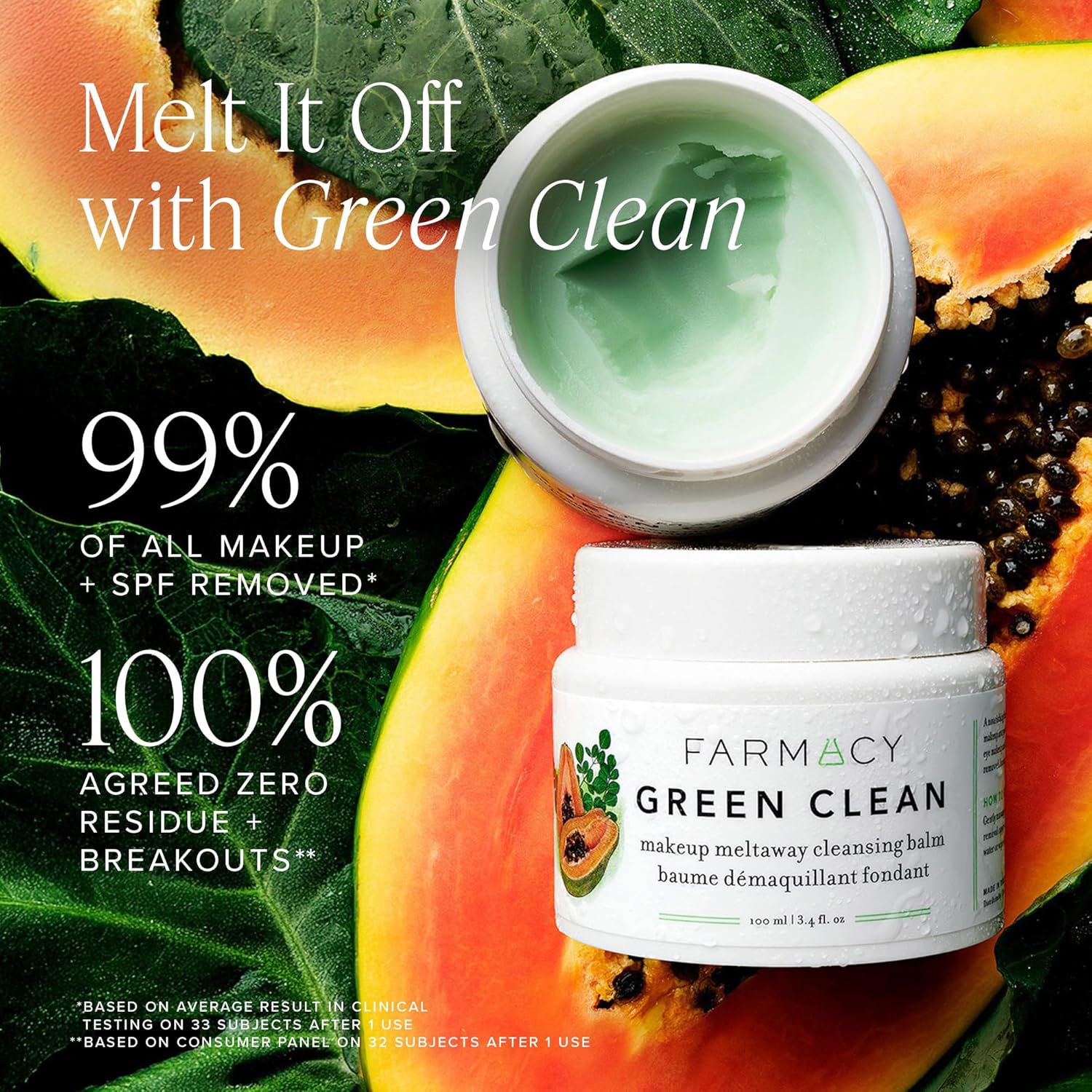 Farmacy Beauty    
Green Clean Cleansing Balm 💚