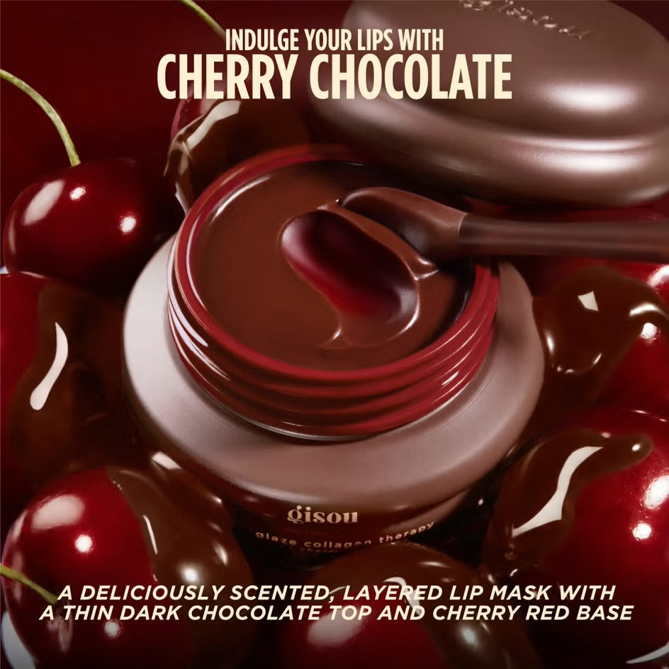 GISOU
Honey Glaze Collagen Therapy Lip Mask - Cherry Chocolate ♥️✔️