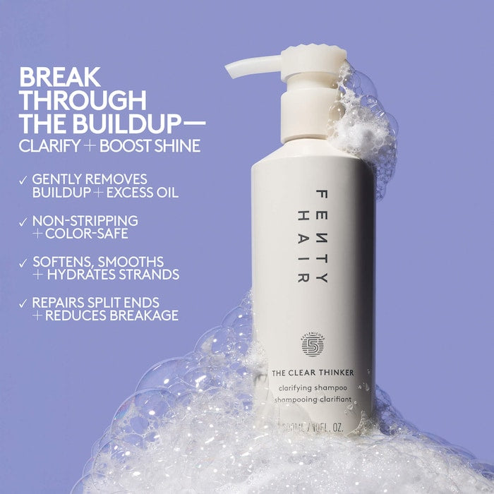 Fenty Hair 
The Clear Thinker Clarifying Detox Shampoo 🤍