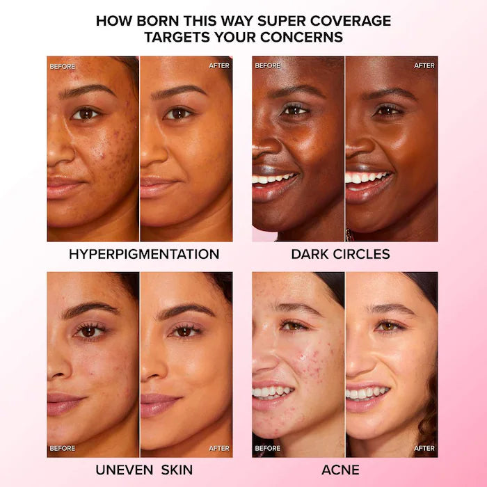 Too Faced 
Born This Way Super Coverage Multi-Use Concealer with Hyaluronic Acid 🤎
