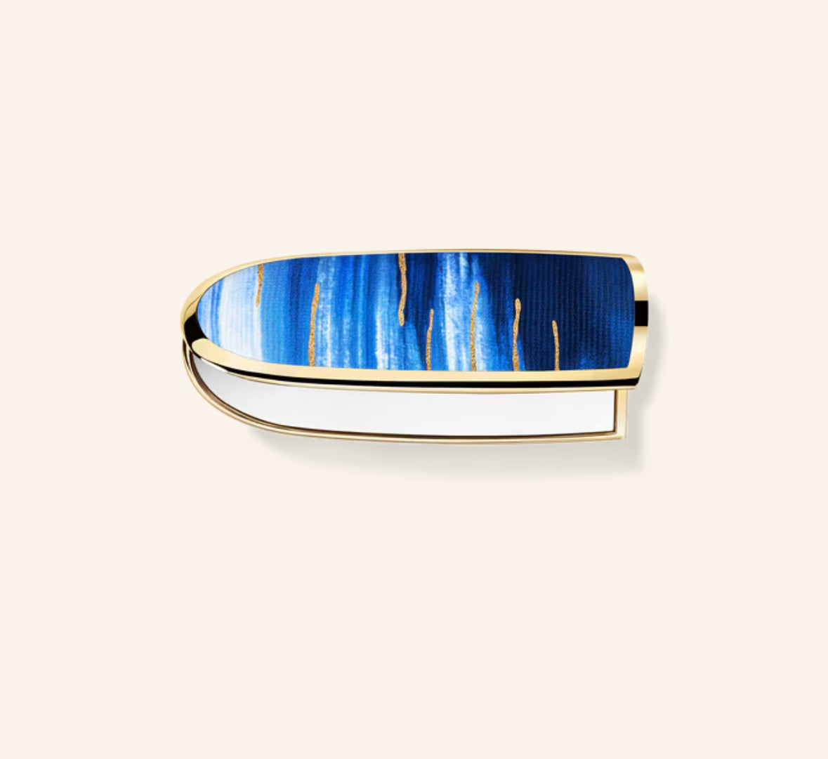 Guerlain  
ROUGE G THE CUSTOMISABLE ULTRA-CARE LIPSTICK CASE 💙