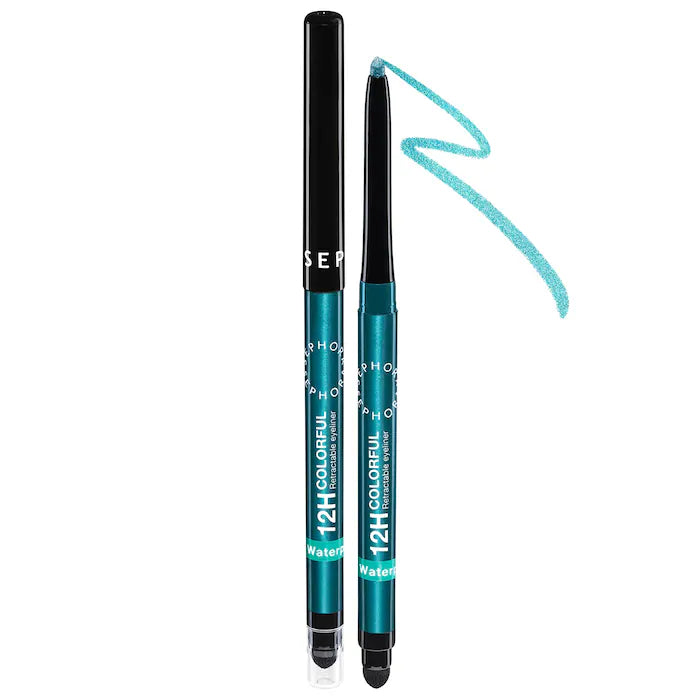 Sephora Collection 
12HR Colorful Waterproof Retractable Eyeliner 🩵