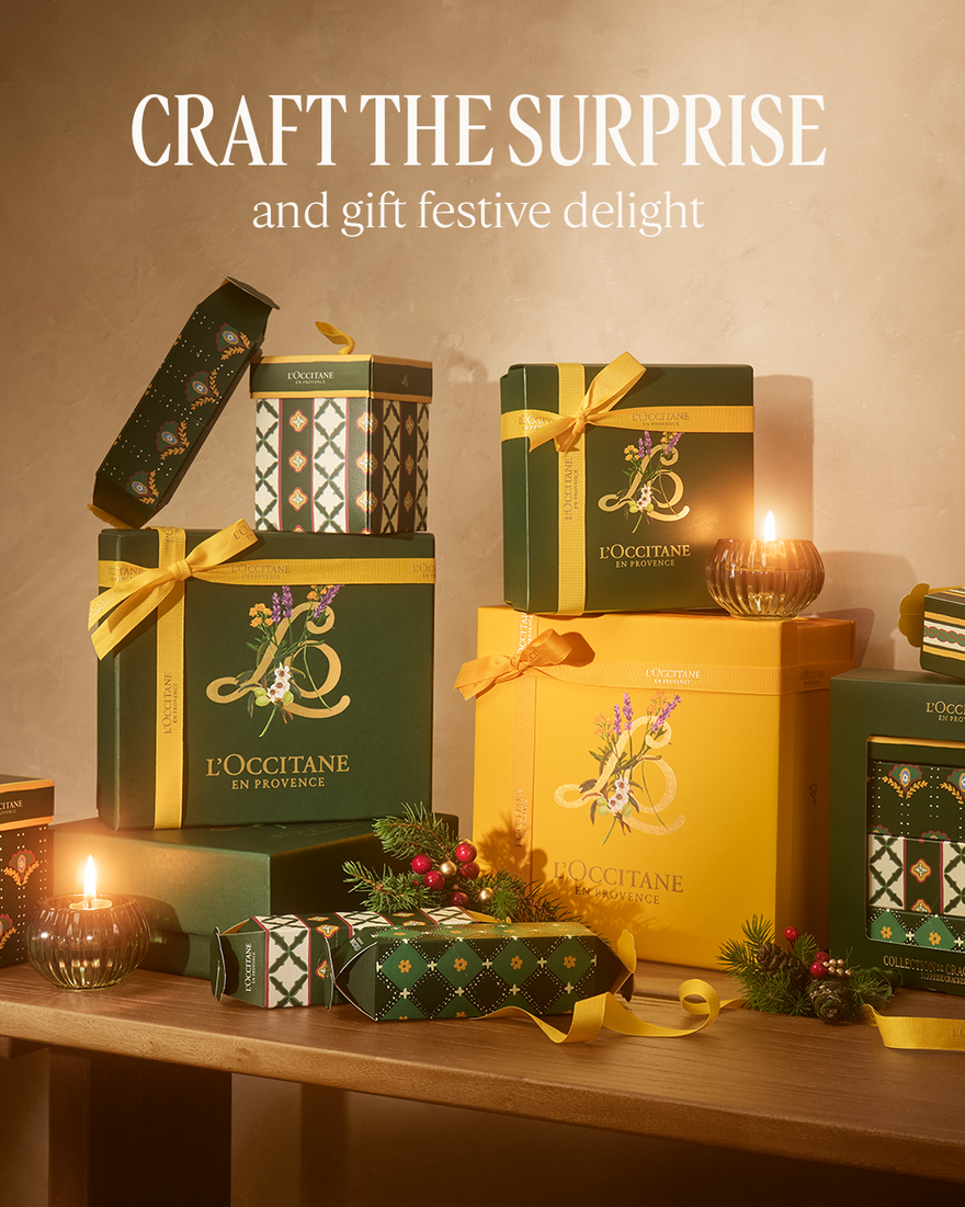 L’Occitane  
FESTIVE CRACKERS COLLECTION  💛✔️