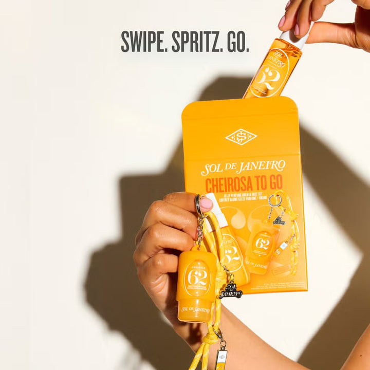 SOL DE JANEIRO
LIMITED EDITION CHEIROSA TO GO SET 💛