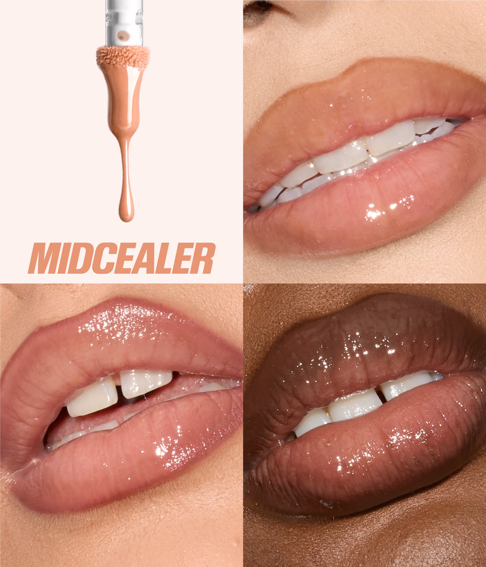 Huda Beauty    
Faux Filler Extra Shine Lip Gloss - MidCealer 🤎