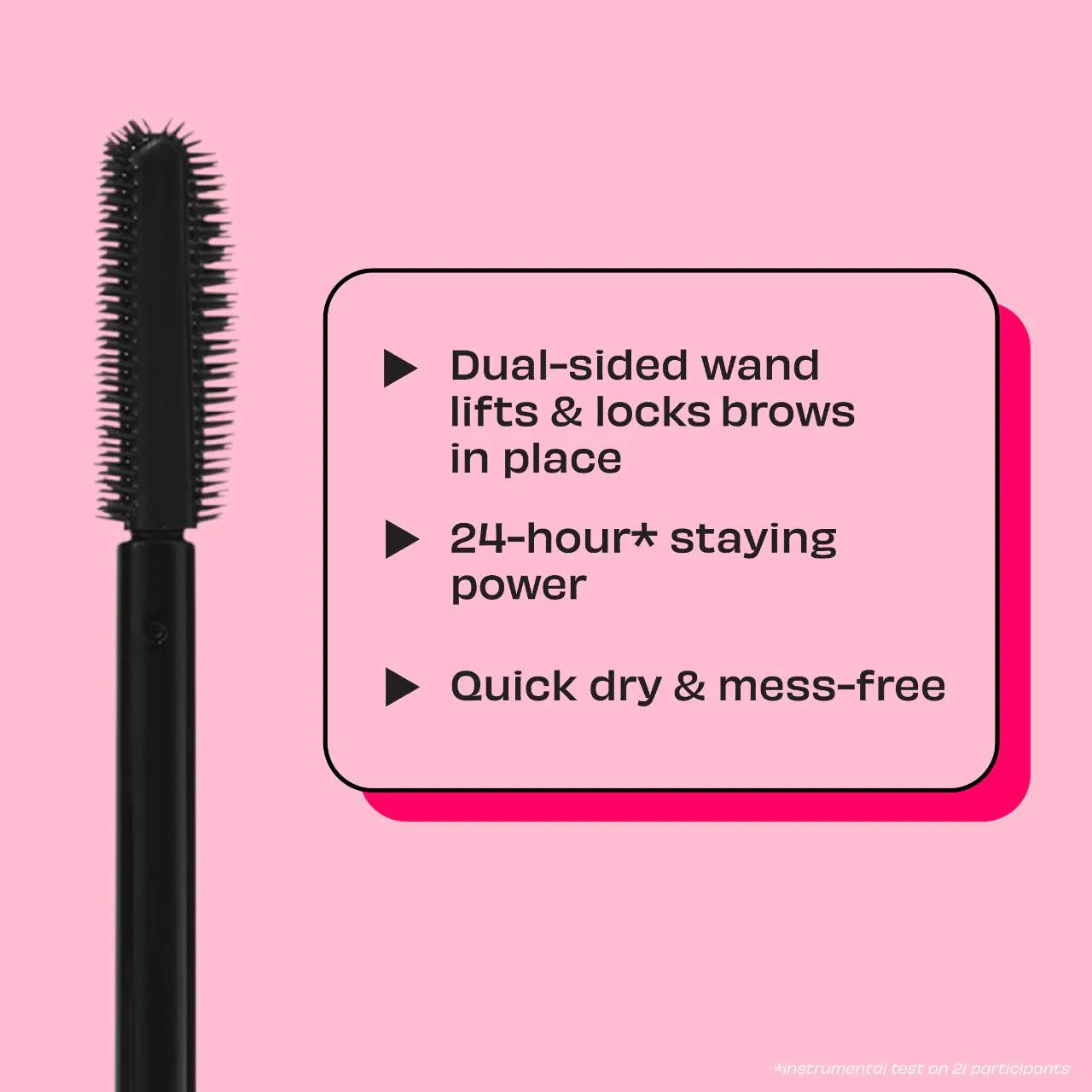 Benefit Mini 24-HR Brow Setter Clear Brow Gel with Lamination Effect