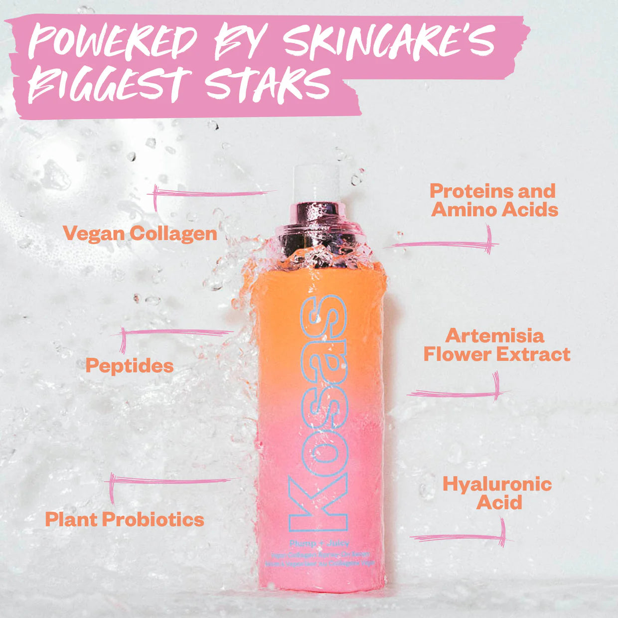 Kosas
Plump + Juicy Vegan Collagen Spray-On Serum 🩷