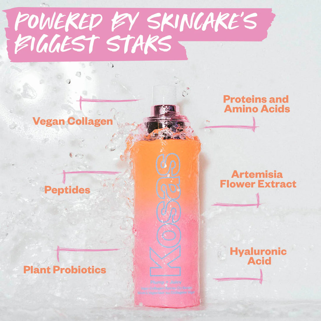 Kosas
Plump + Juicy Vegan Collagen Spray-On Serum 🩷