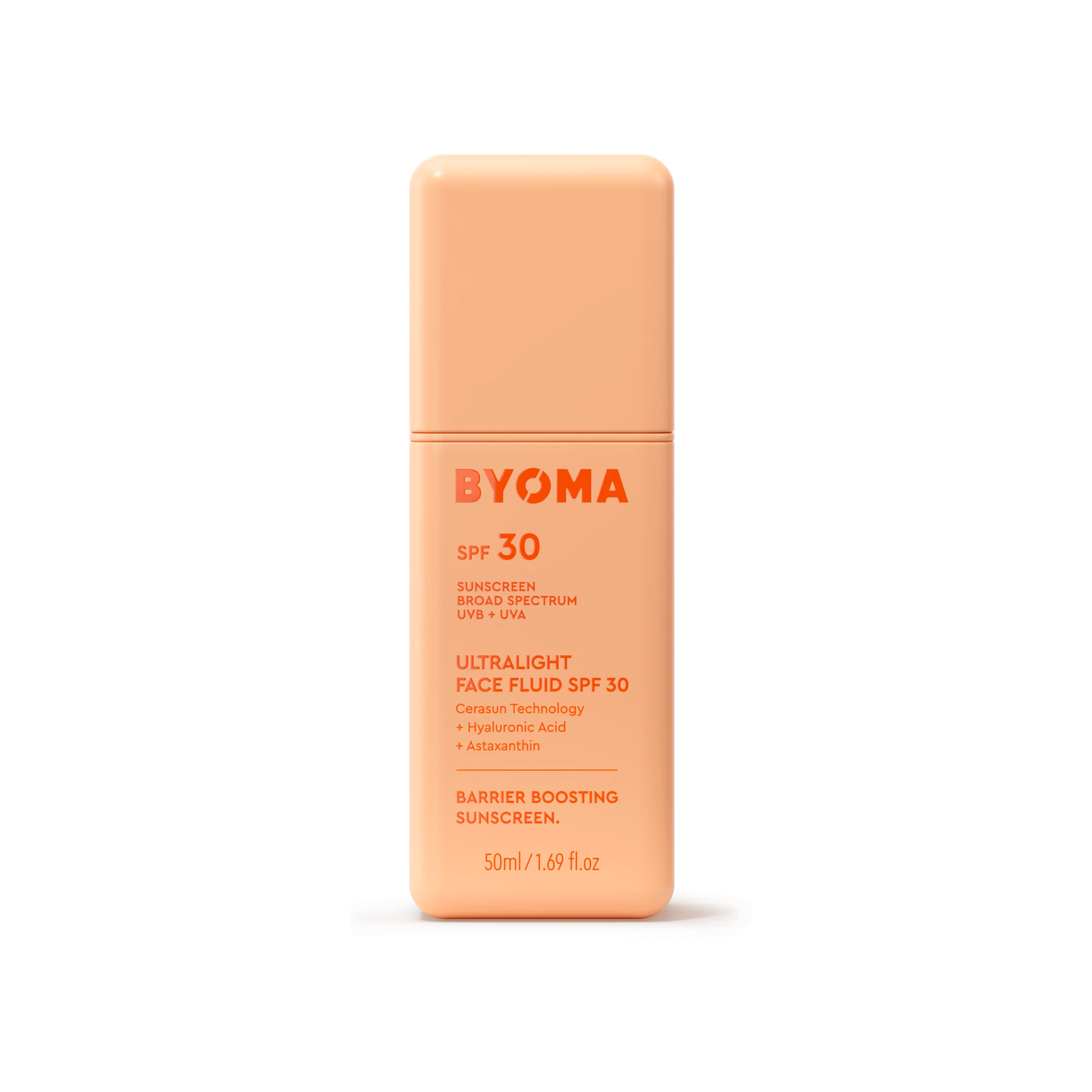 Byoma 
ULTRALIGHT FACE FLUID SPF30 Sunscreen 🧡