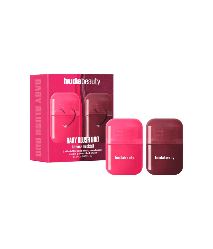 Huda Beauty    
Mini BABY BLUSH INTENSE MOCKTAIL DUO KIT 🩷
