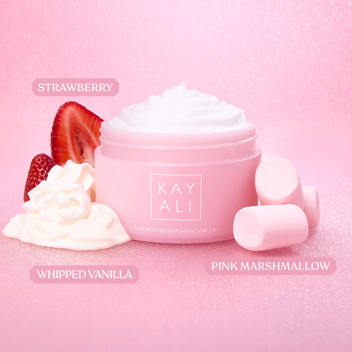 KAYALI   
Yum Boujee Marshmallow | 81 Silk Soufflé Body Cream with Hyaluronic Acid + KAYALI Dream Elixir 🩷