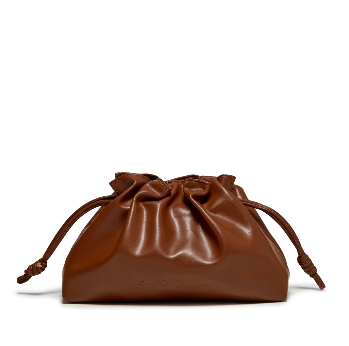 Patrick Ta     
The Elevated Beauty Bag In Brown 🤎