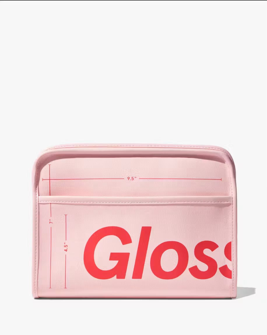 Glossier 
The Beauty Bag ❤️
