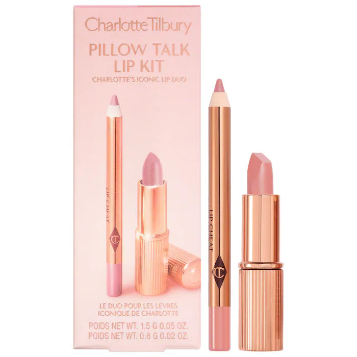 Charlotte Tilbury 
Mini Pillow Talk Lipstick & Liner Set Pillow talk Fair 🩷