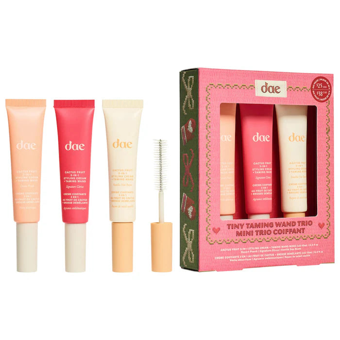 Dae 
Mini Cactus Fruit 3-in-1 Styling Cream Taming Wand Trio Set ♥️✔️