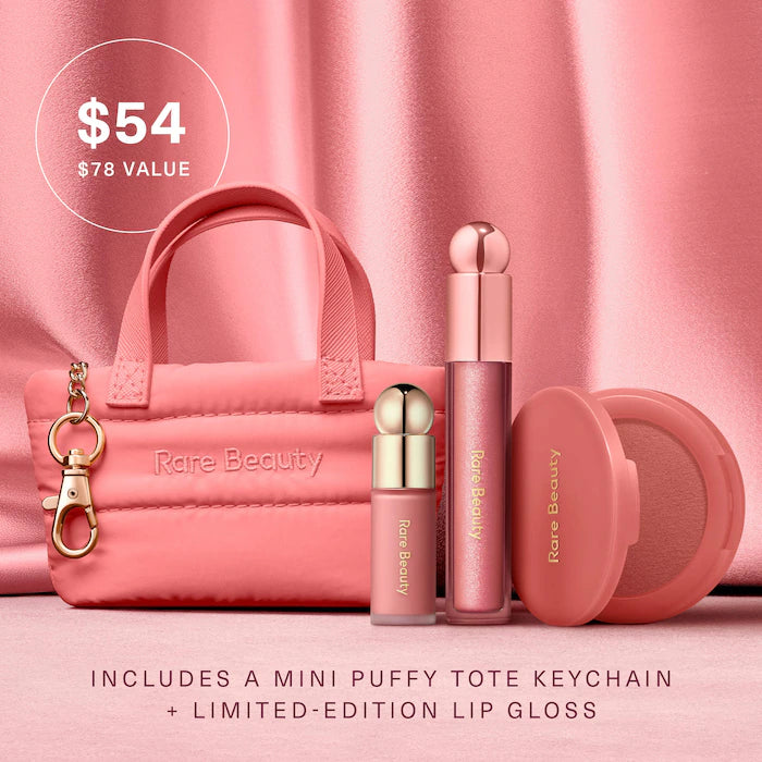 Rare Beauty   
Hope Faves 4-Piece Makeup Gift Set 🤎✔️